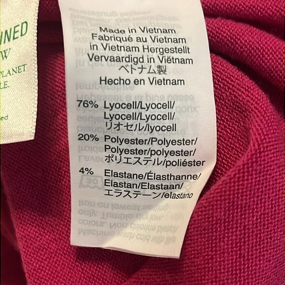 J. Crew Pink Supercozy Puff-Sleeve Pullover Long Sleeve Size M